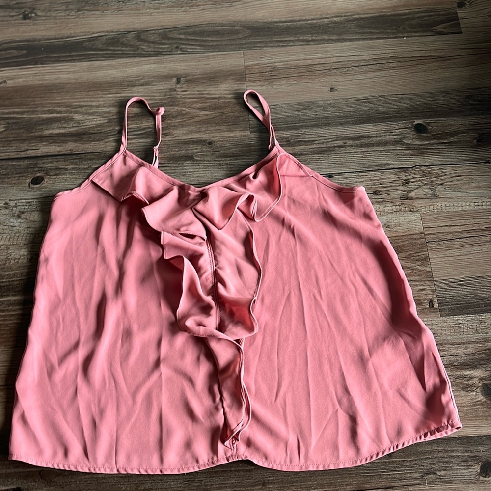 Mauve Flowy Blouse Tank with adjustable strap | Forever 21 | Size L
